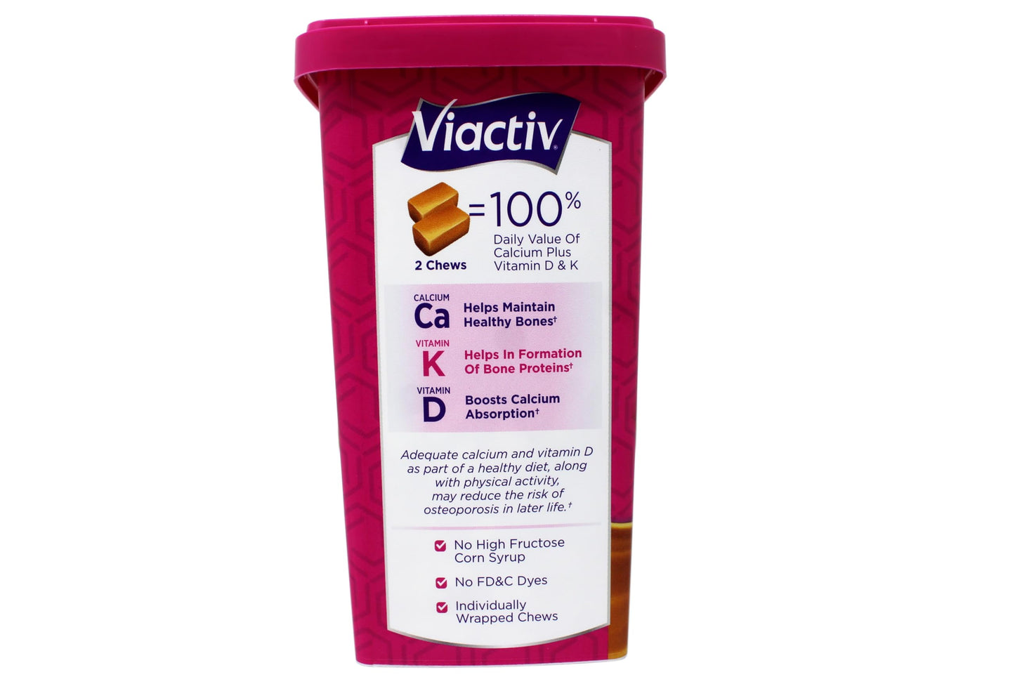 Viactiv Max Formula Calcium + Vitamin D3 Supplement for Bone Health, Rich Caramel Soft Chews, 400 Count