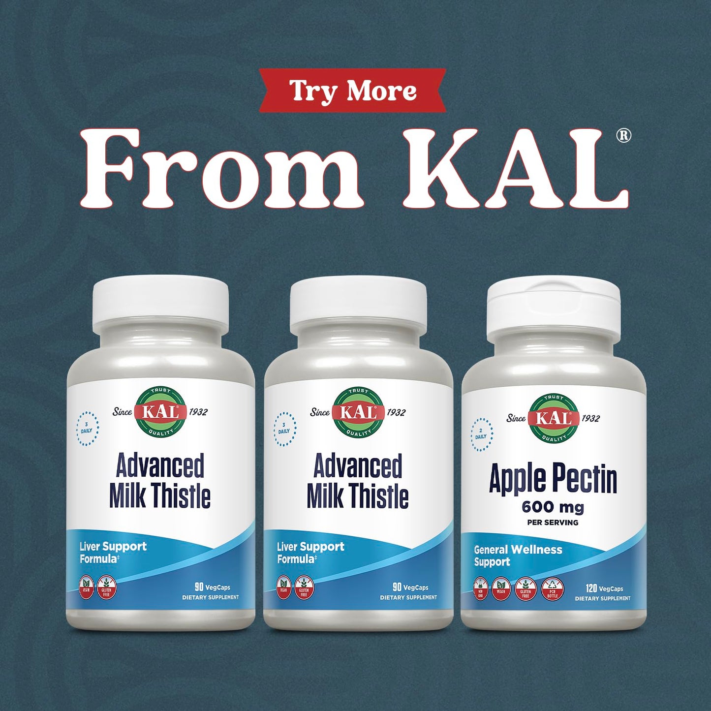 KAL Milk Thistle Liver Support Formula Capsules, 90 Count
