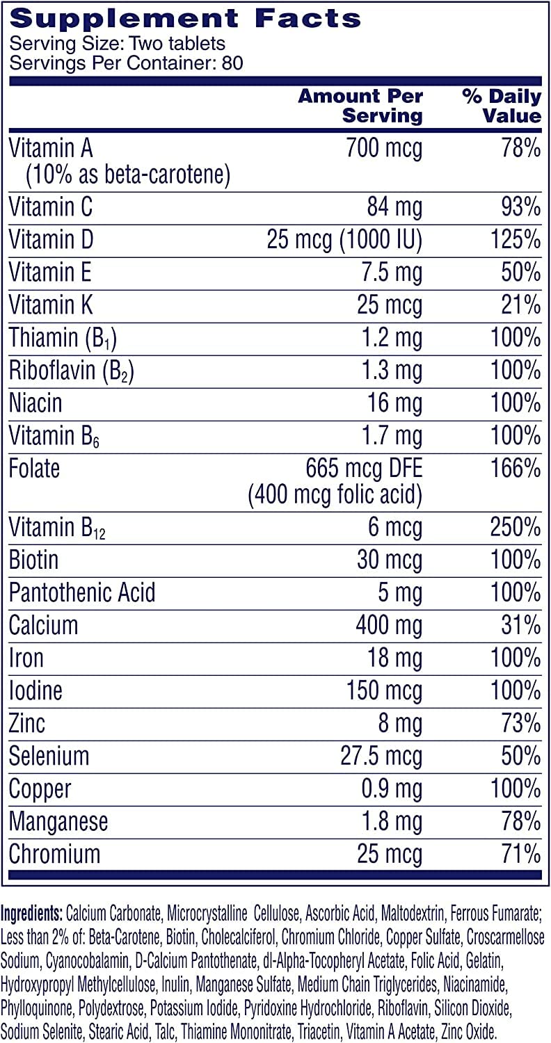 ONE A DAY Women’s Petites Multivitamin Tablets, 160 Tablets