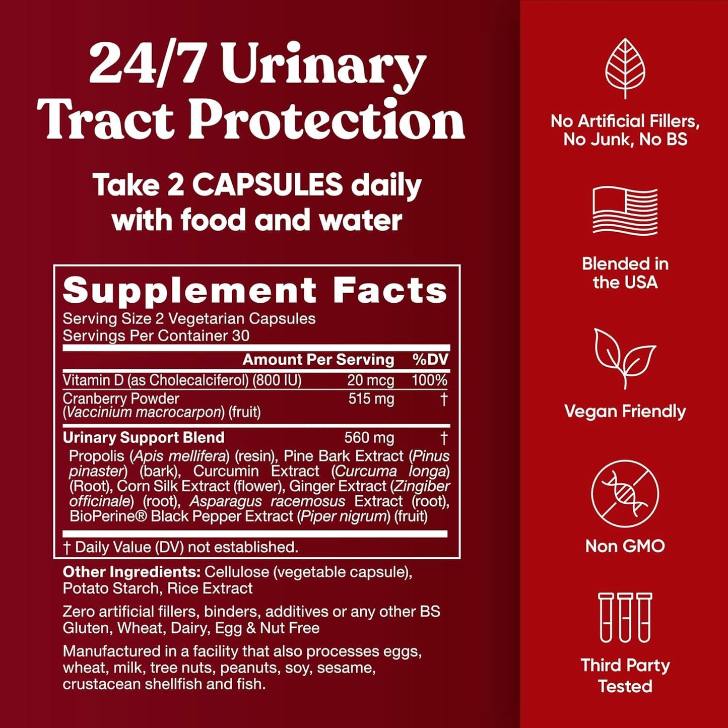 Eu Natural Urinary Tract Supplement Capsule 120 Count