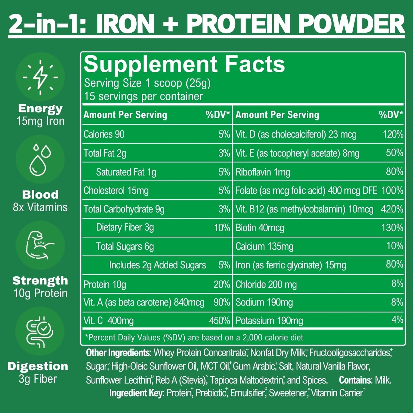 Smart Eats Iron Powder 13.2 Ounce