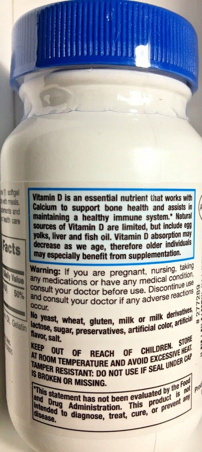 CVS Health Vitamin D3 Softgels 400IU, 100 Softgels
