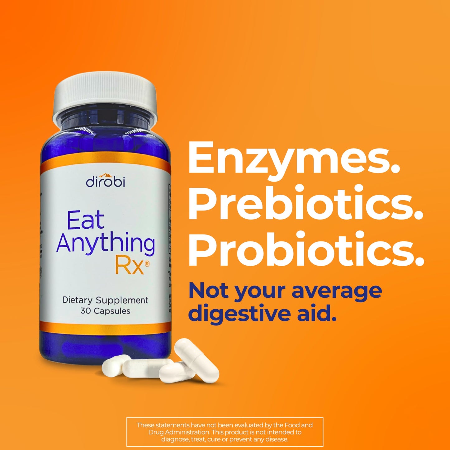 Dirobi Eat Anything Xylose Isomerase Enzyme Capsule, 60 Capsules