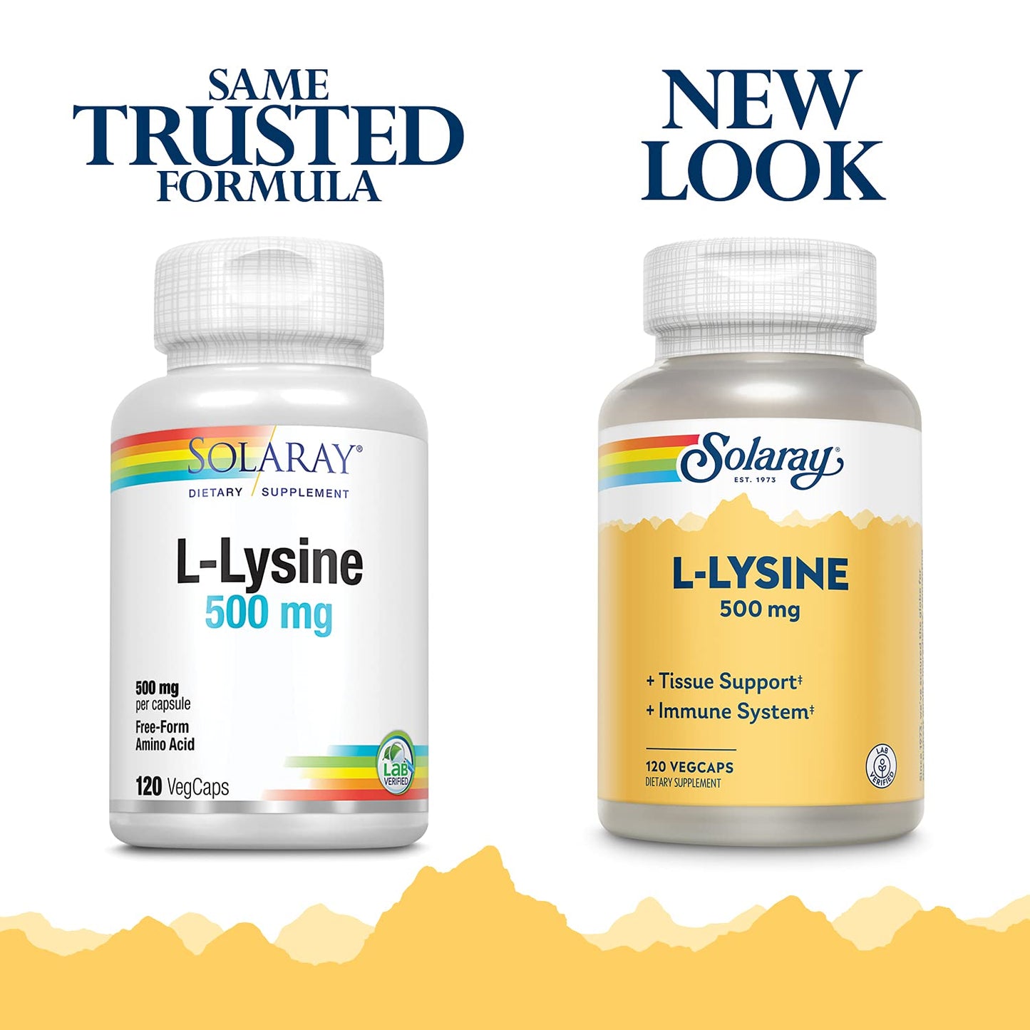 Solaray Free-Form L-Lysine 500mg VegCaps 240