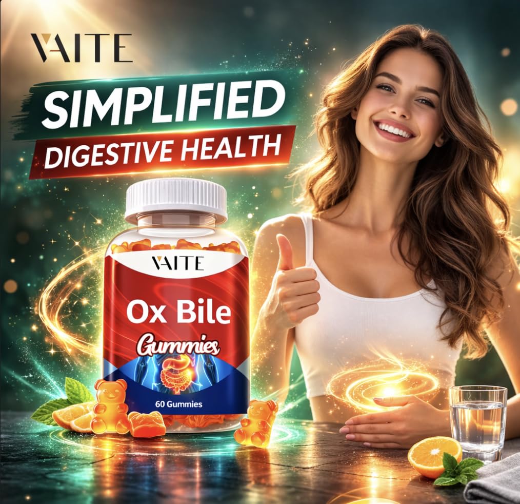 VAITE Ox Bile Gummies 60 Count