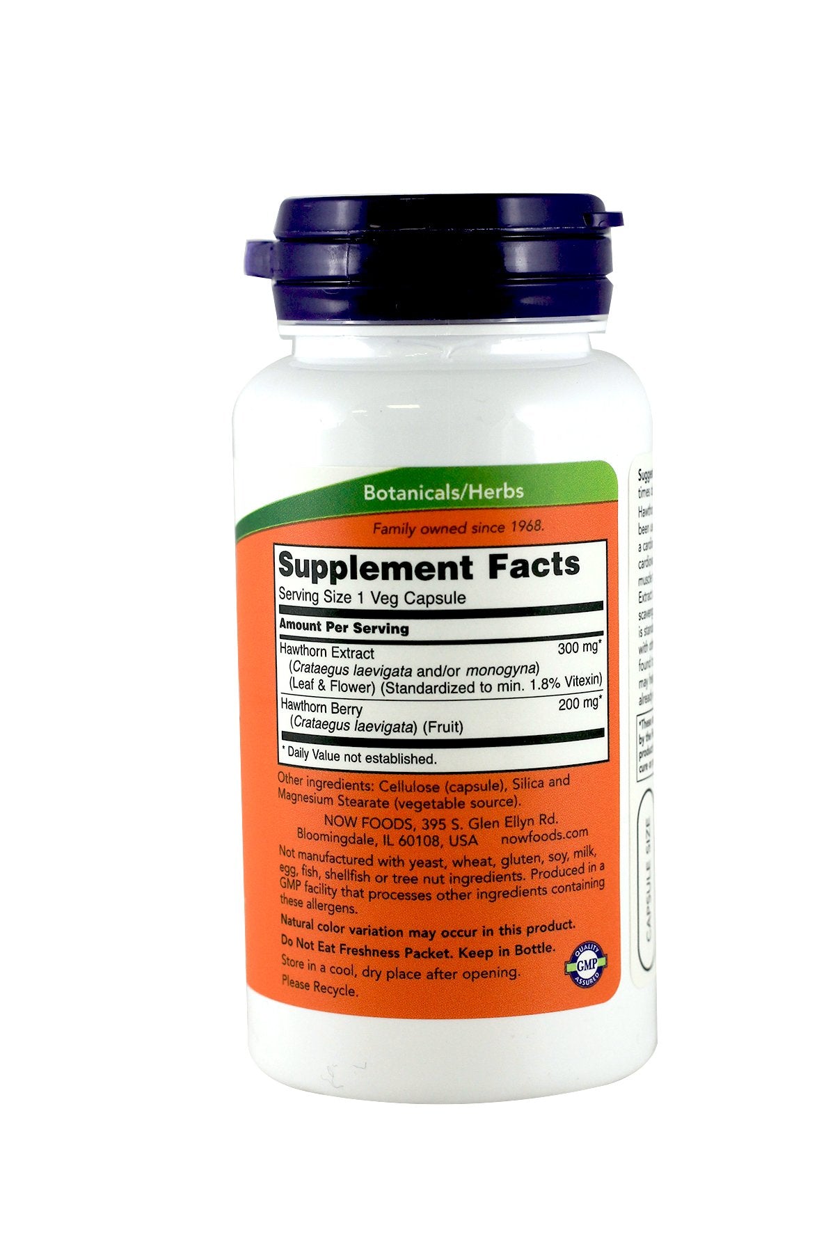NOW Foods Hawthorn Extract 300mg 180 Capsules