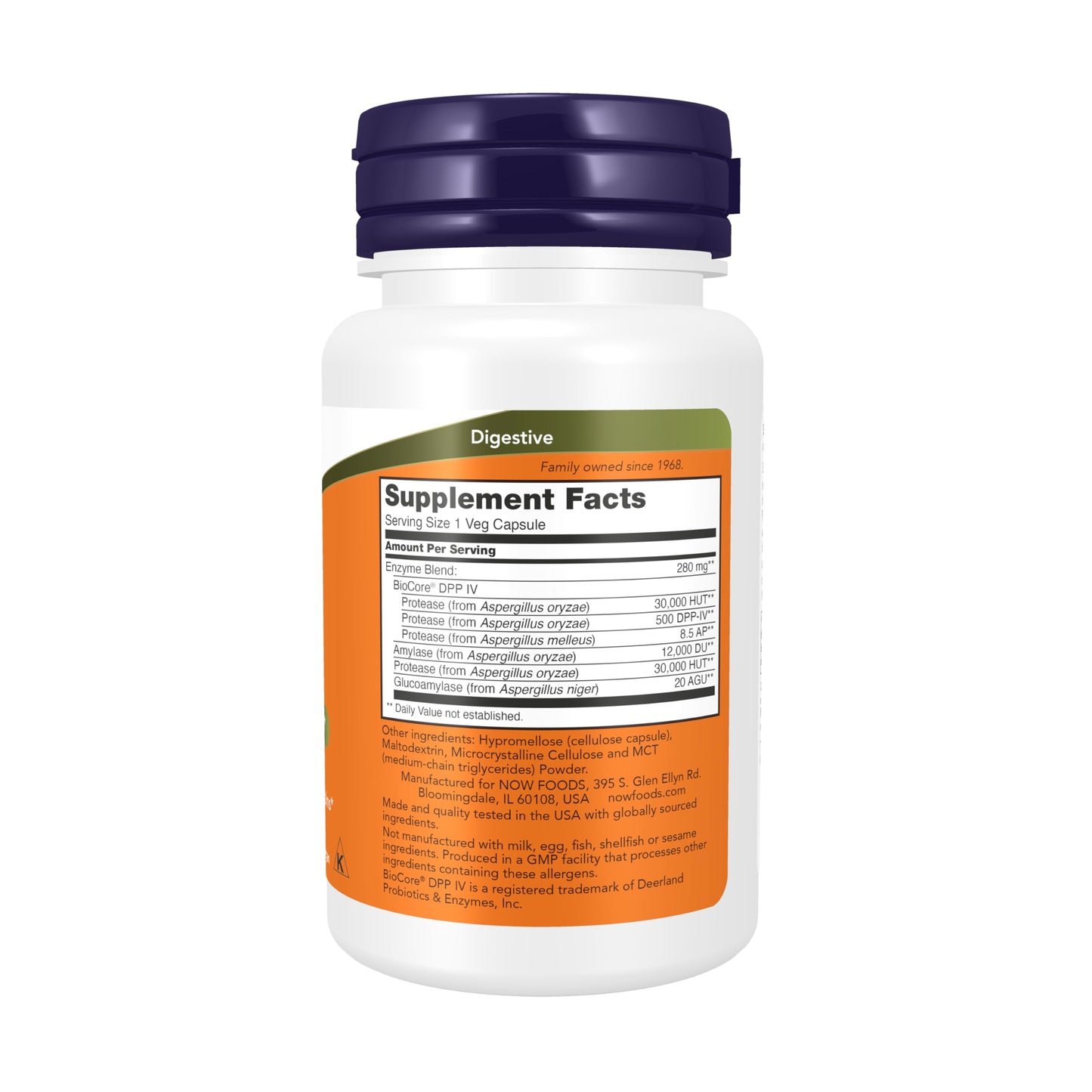 NOW Foods Gluten Digest Gastro Intestinal Support Capsule 60 Capsules