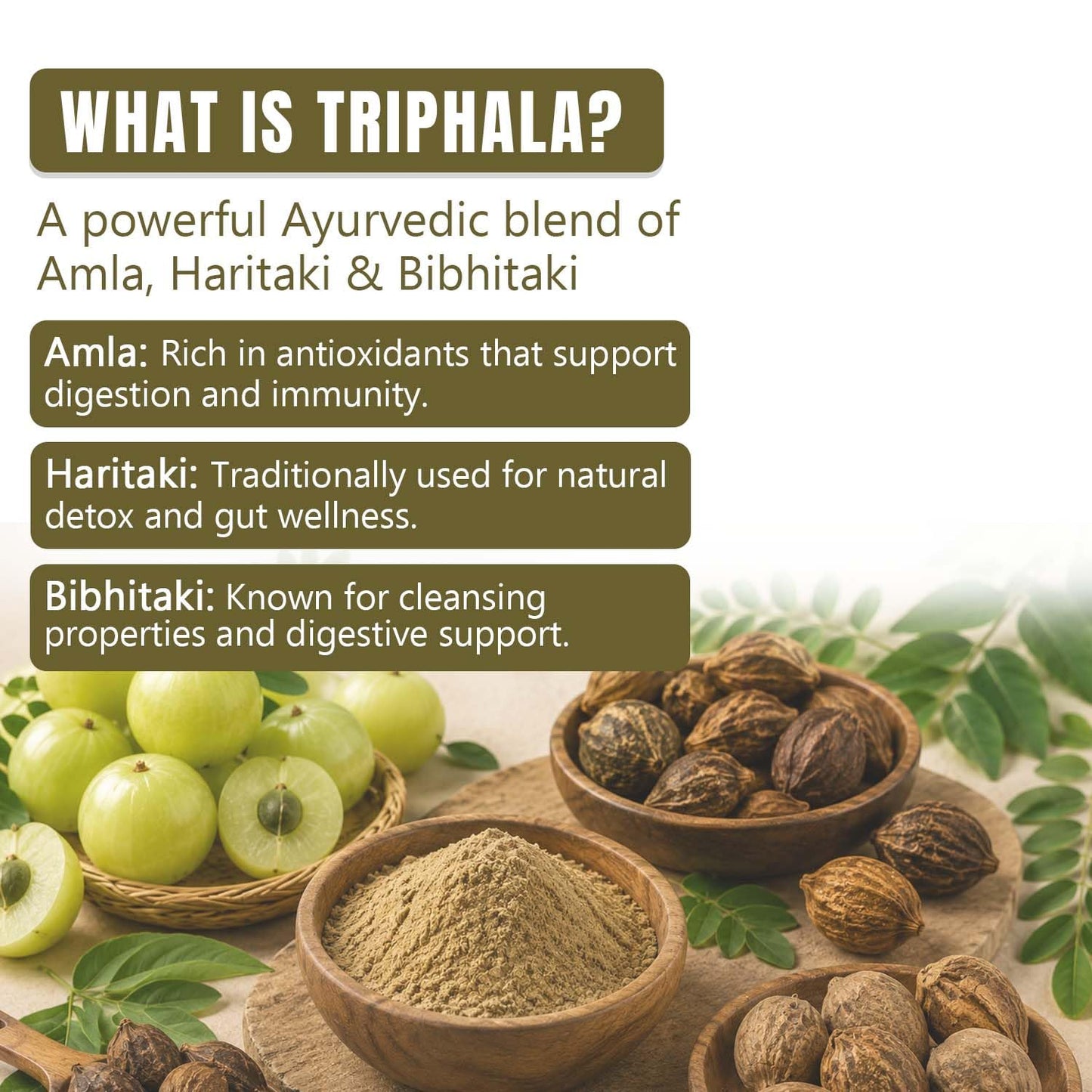 VEDIKROOTS Triphala Powder 3.5274