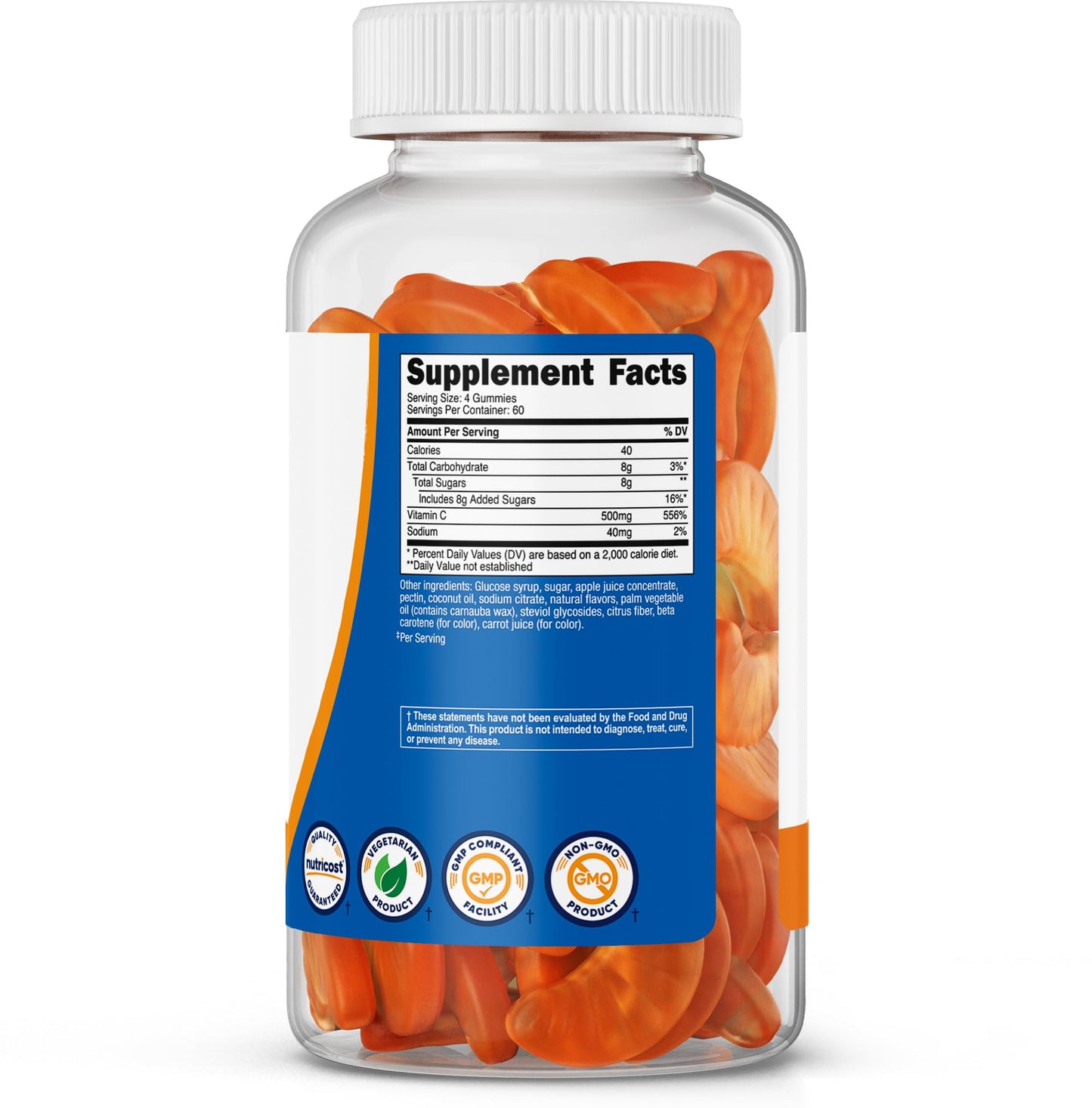 Nutricost Vitamin C Gummies Gummy 240 Count