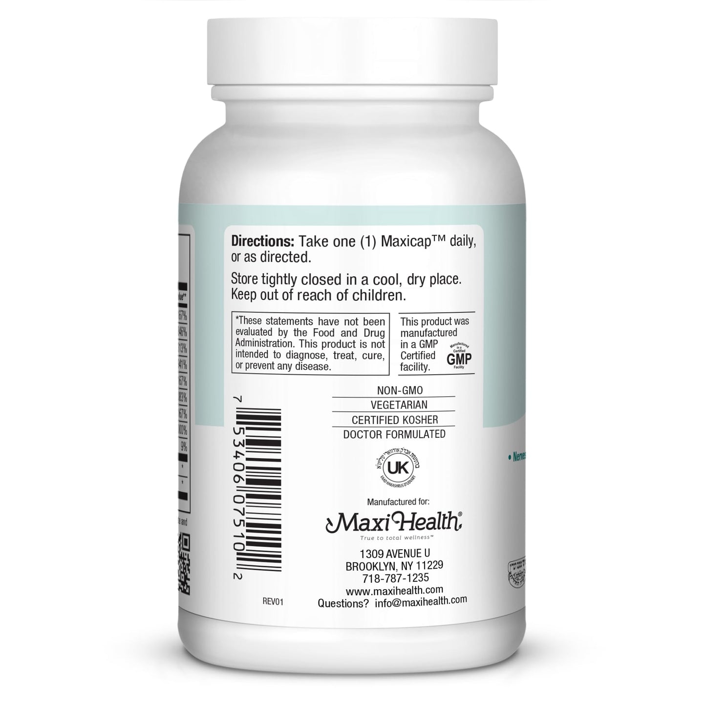 Maxi Health Vitamin B Complex Capsule 100 Capsules