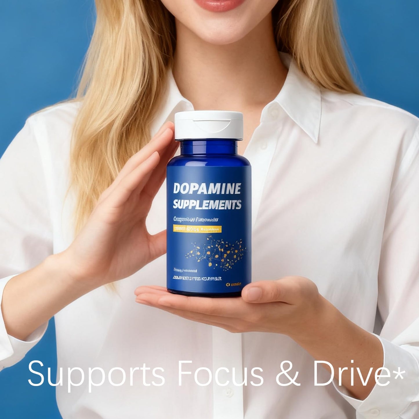 CellJuvMax Dopamine Brain Food Supplement - Enhanced Focus & Mental Clarity, Brain Energy & Neurotransmitter Support, 60 Capsules