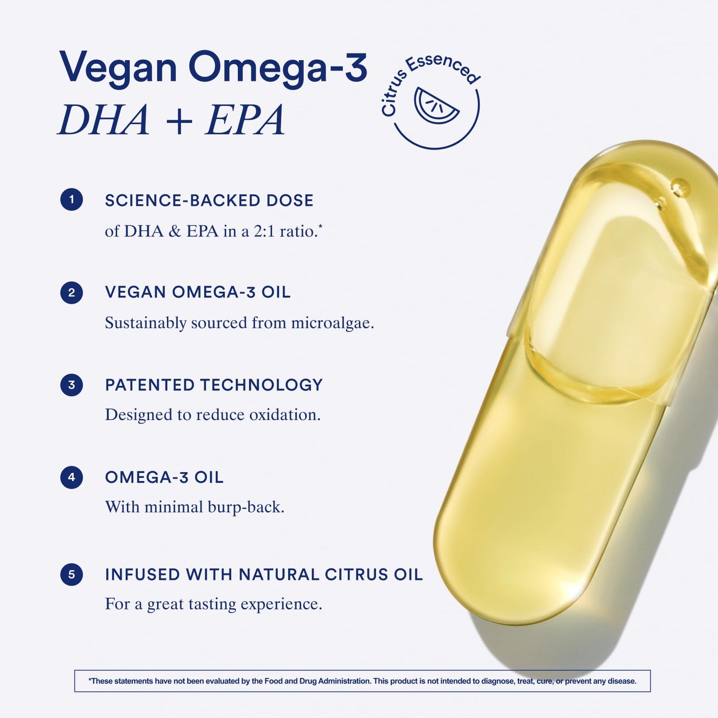 Ritual Vegan Omega 3 Supplement DHA and EPA Capsule 30 Capsules