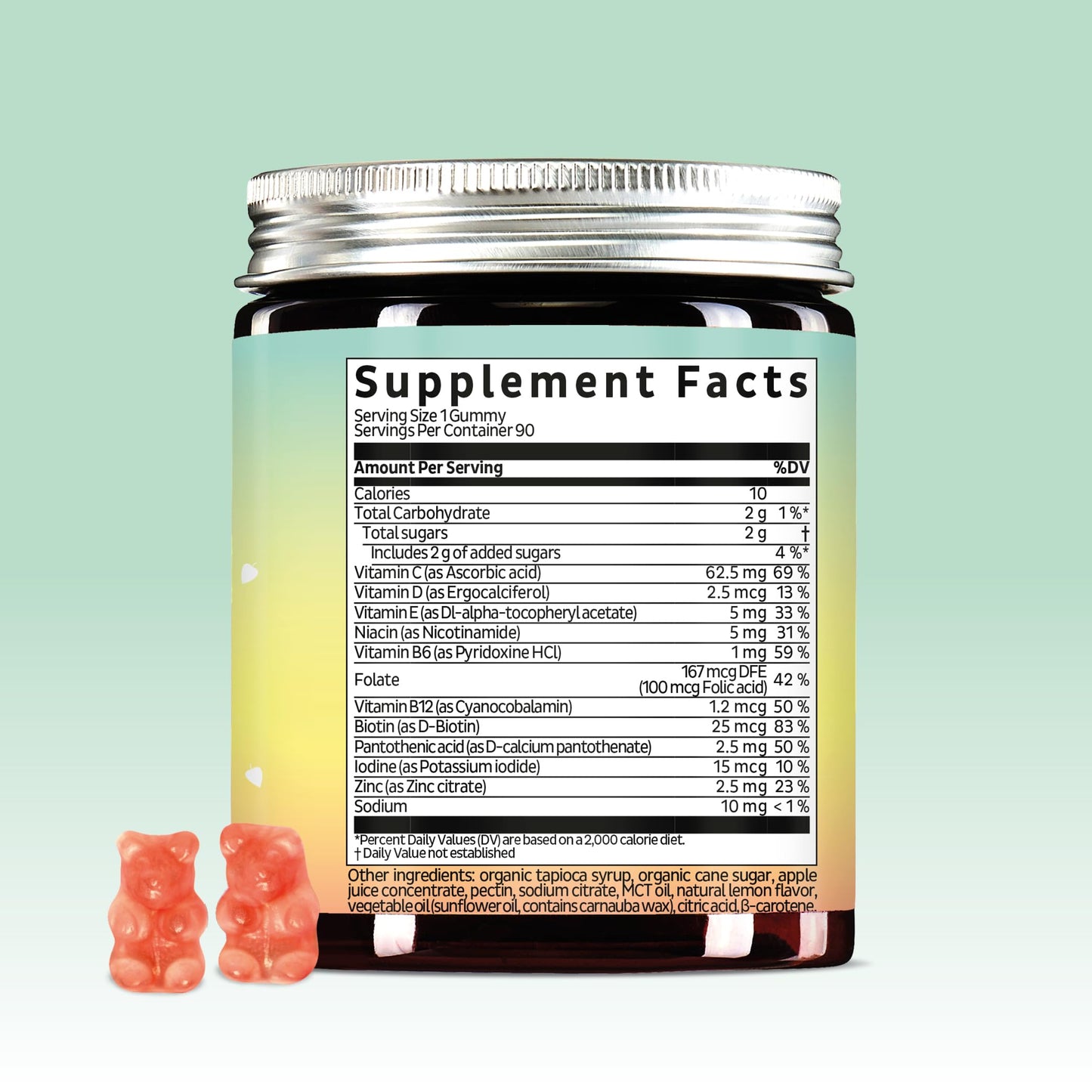 Bears with Benefits Immune Support Gummies with Vitamins C, D, B6 & Zinc Gummy, 90 Count
