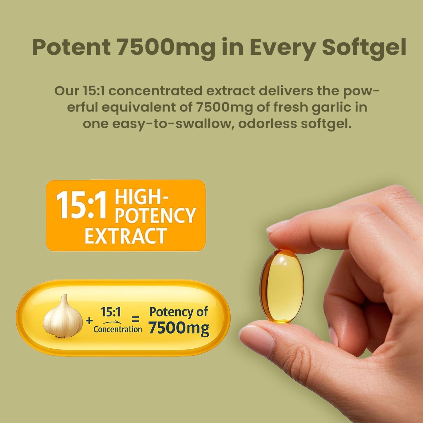 AUCIER Aged Garlic Extract Odorless Softgels 300