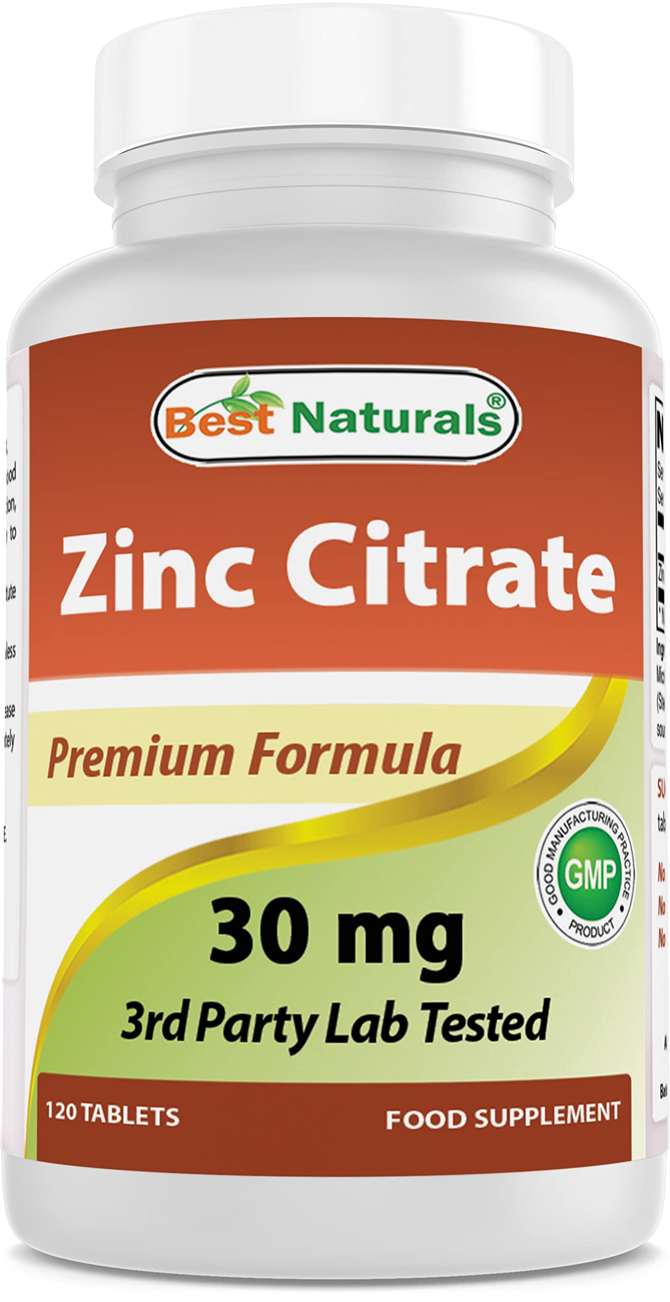 Best Naturals BCAA 3200mg & Zinc Citrate 30 mg Tablets 400
