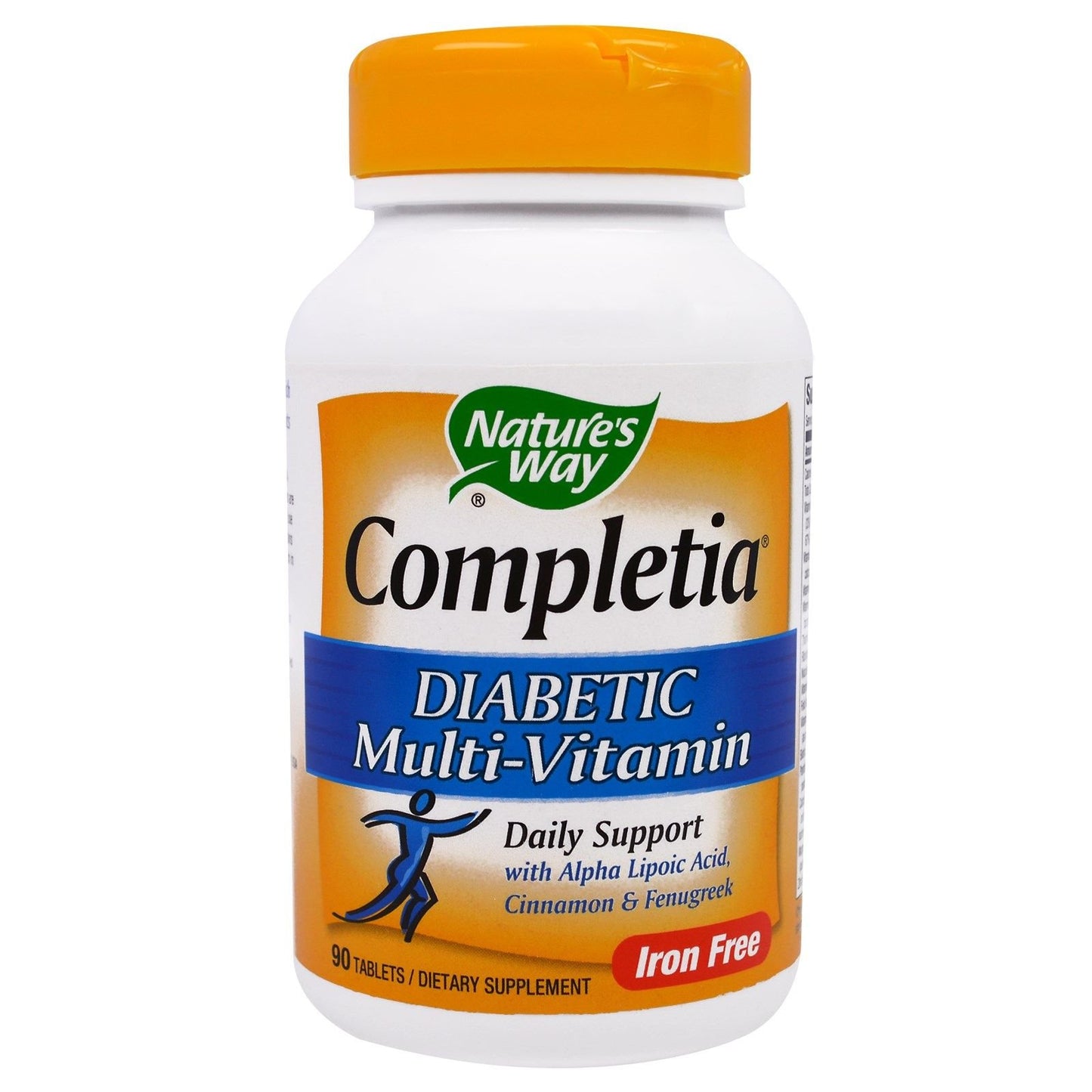Nature's Way Completia Diabetic Multivitamin Tablets, 90 Count
