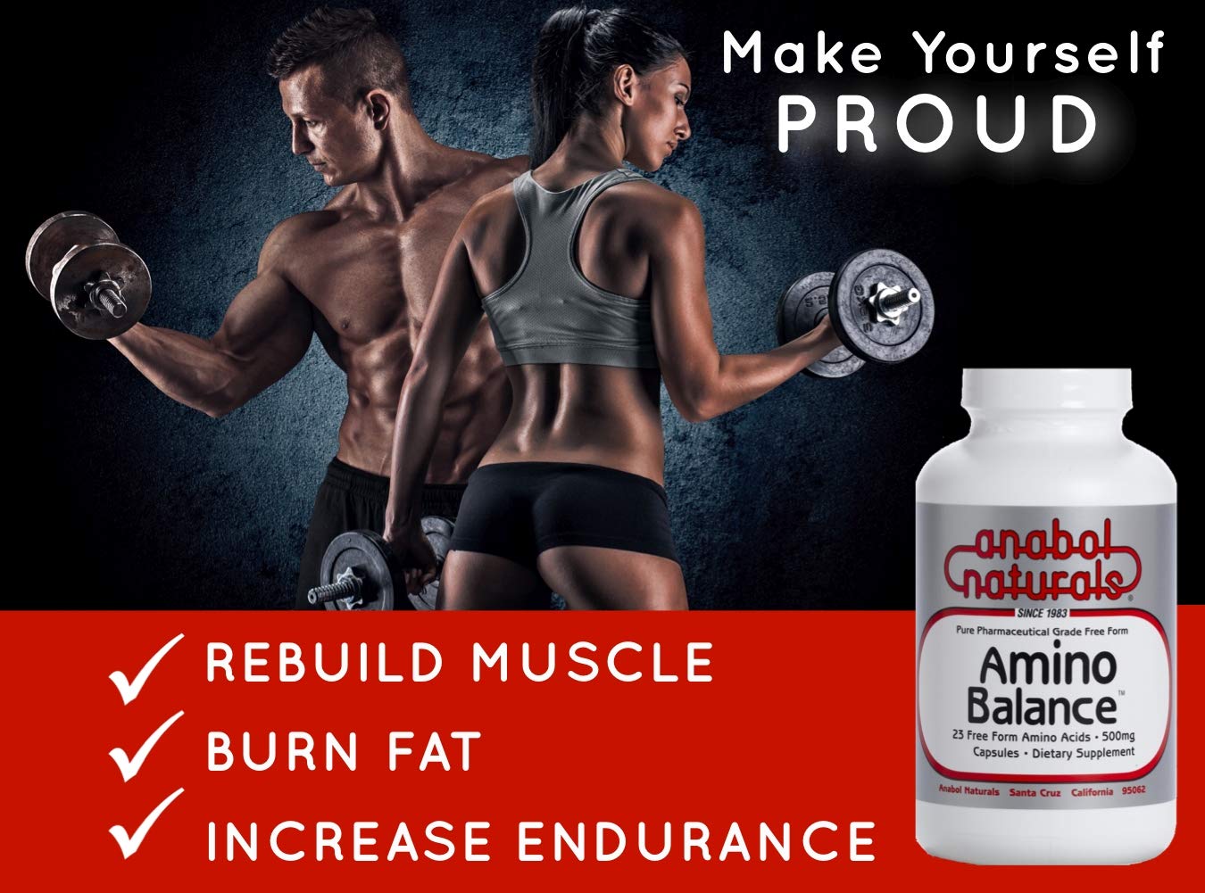 Anabol Naturals Amino Balance & GHReleasers 360 Capsules