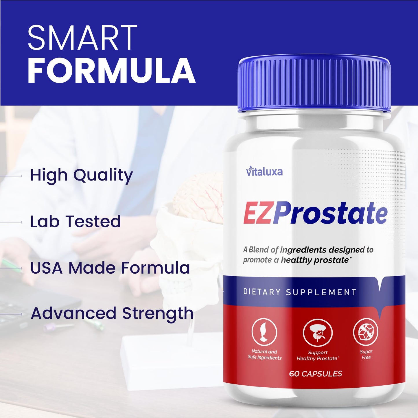 Vitaluxa EZ Prostate Capsule 60 Count