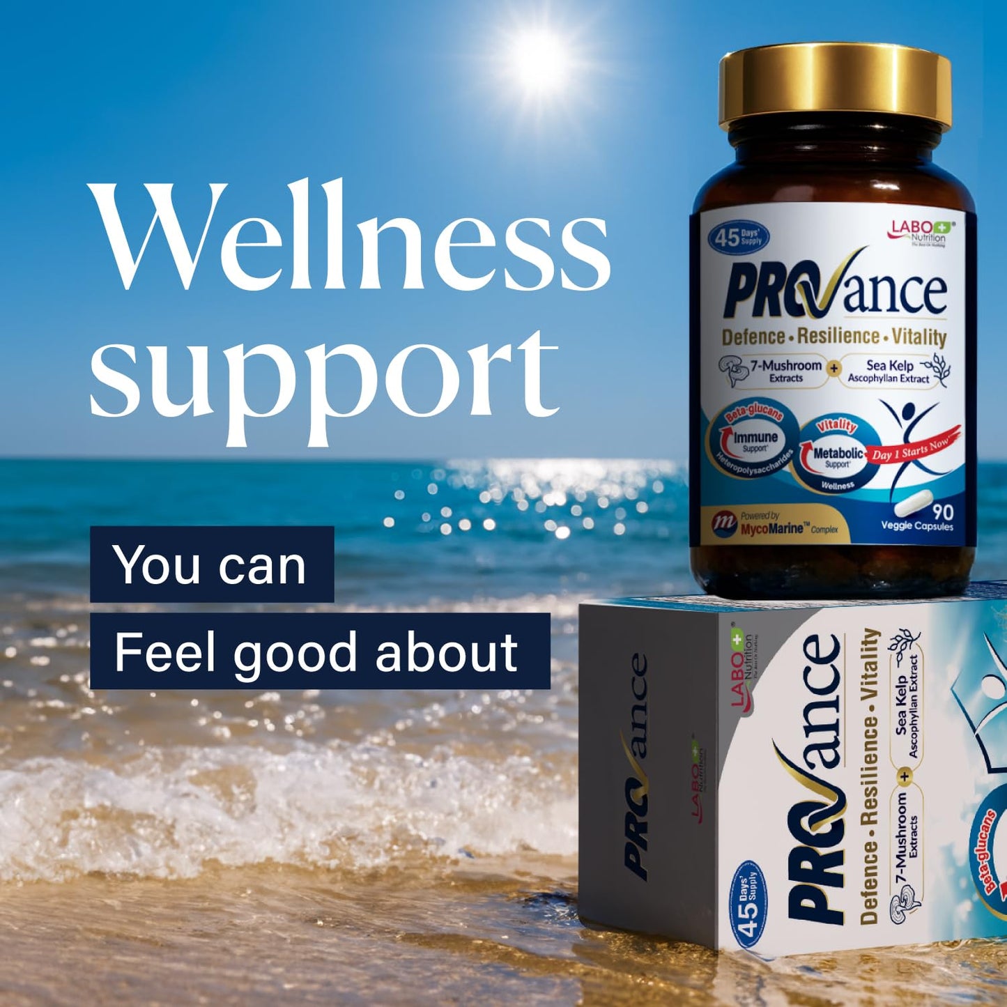 LABO Nutrition PROVANCE Capsule 90 Count Metabolic, Immune Resilience, Energy & Sleep