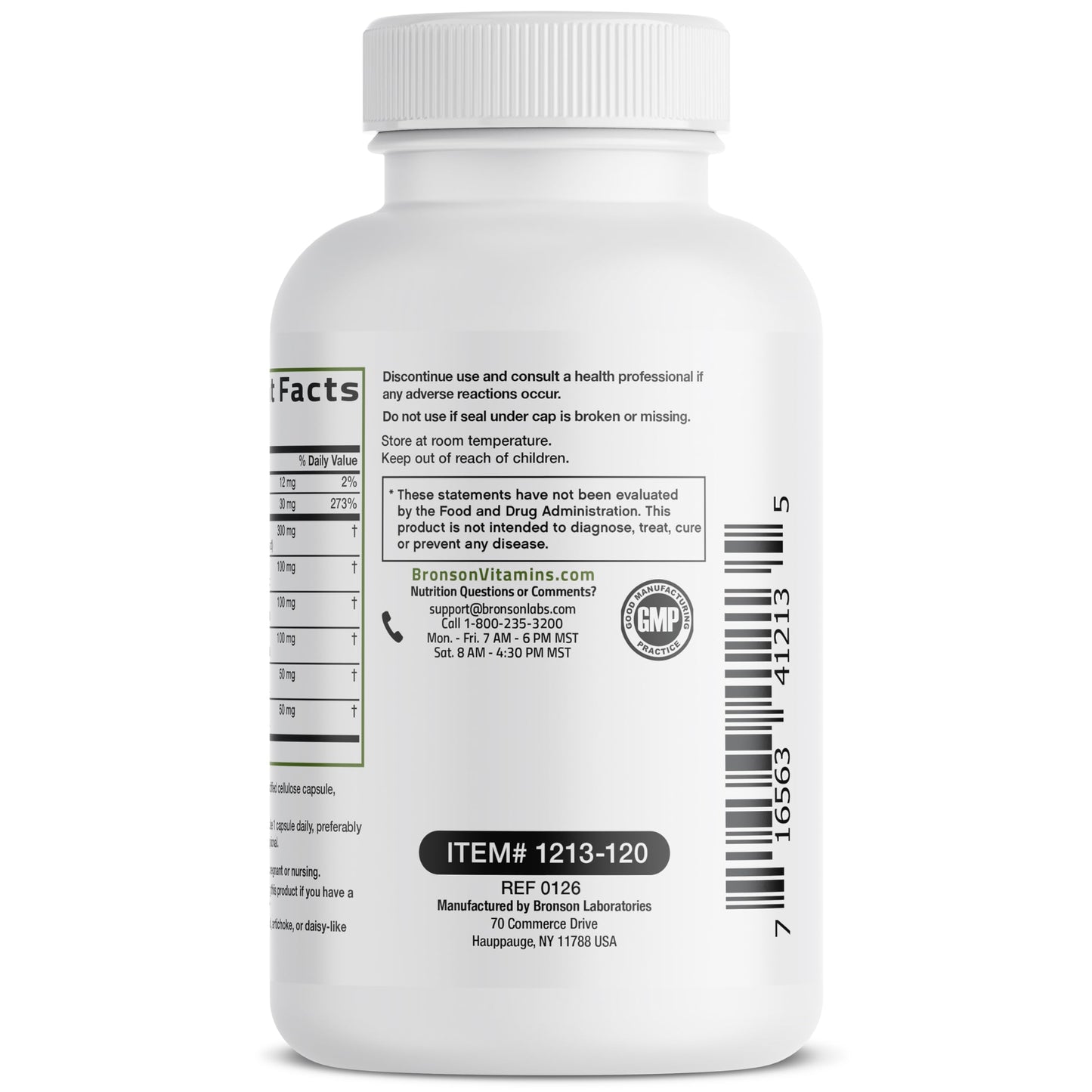 Bronson Liver Detox Advanced Detox & Cleansing Formula Capsule 120 Count