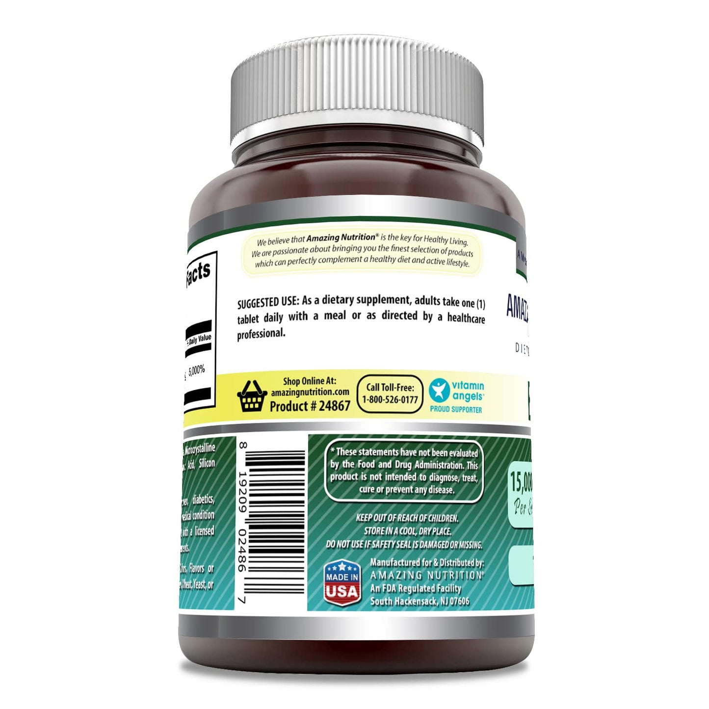 Amazing Nutrition Biotin Supplement Tablet 1 Count