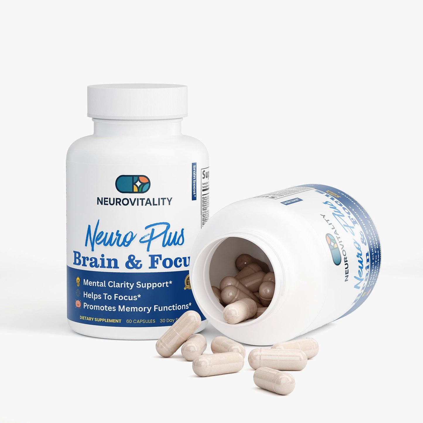 Generic Neuro Plus Brain and Focus Formula Capsule 60 Count