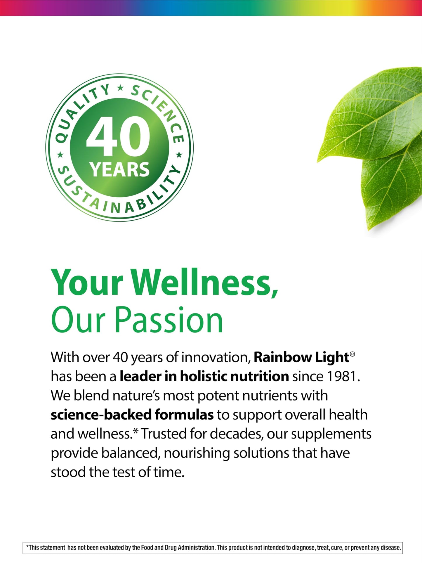 Rainbow Light Kids One+ Multivitamin Tablets 90