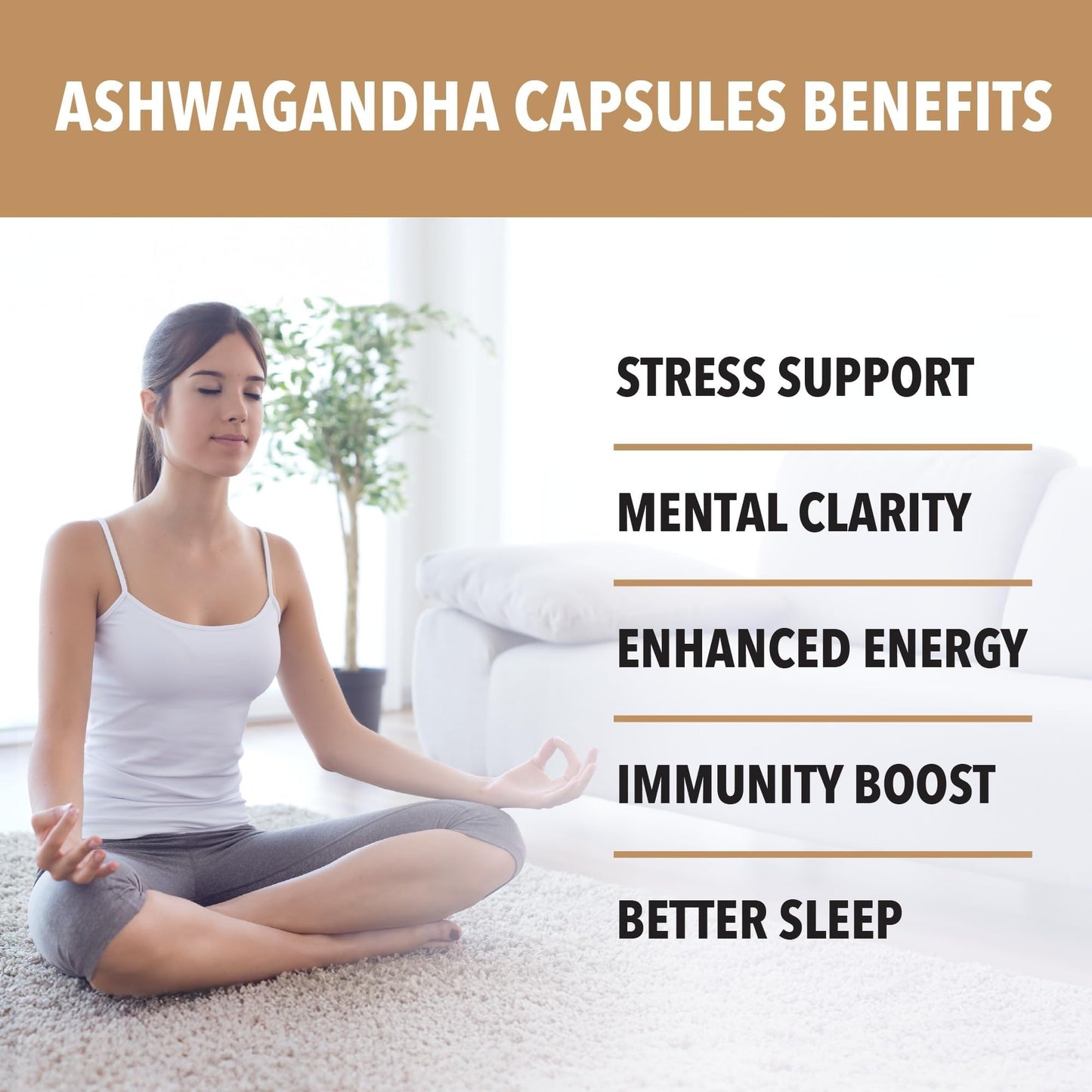 Siba Nutraceutical LLC Ashwagandha Root Extract 1000 mg Capsules, 120 Capsules