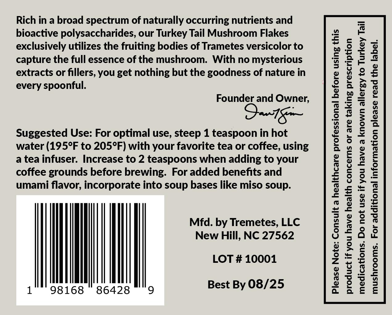 Tremetes Turkey Tail Mushroom Powder 1.1