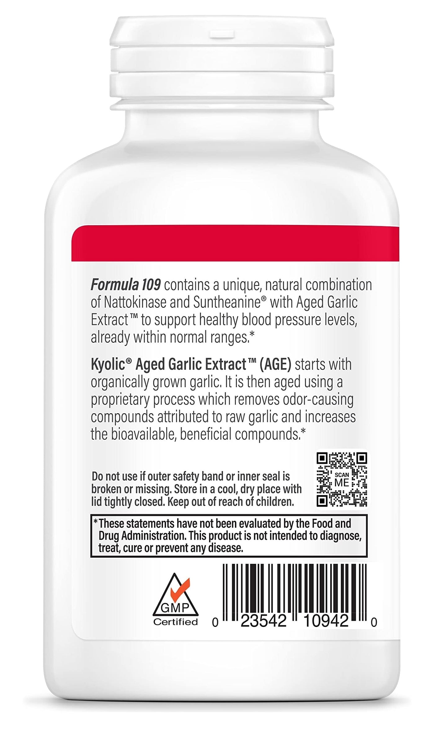 Kyolic Aged Garlic Extract Formula 109 Capsules 160 Count