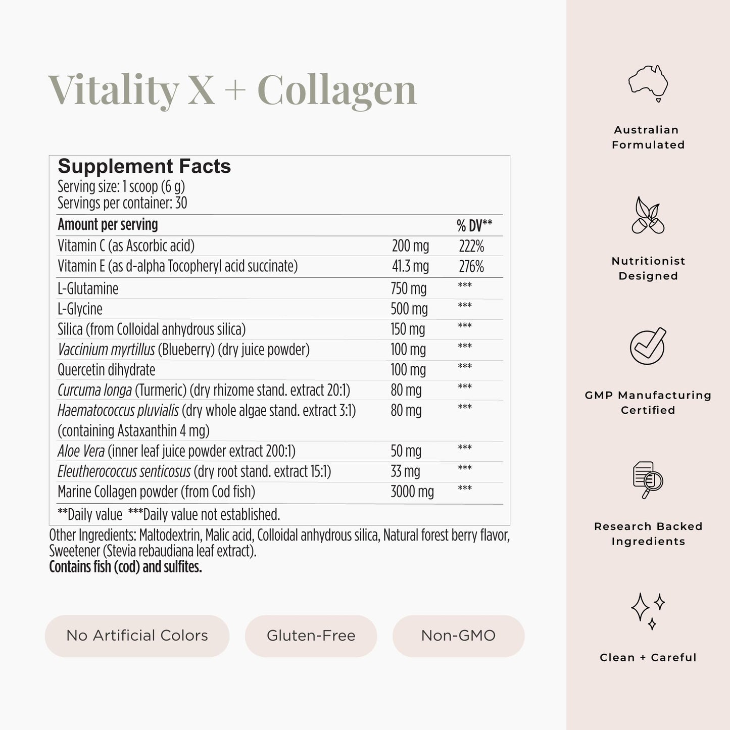 JSHealth Marine Collagen Powder for Women 6.35 oz