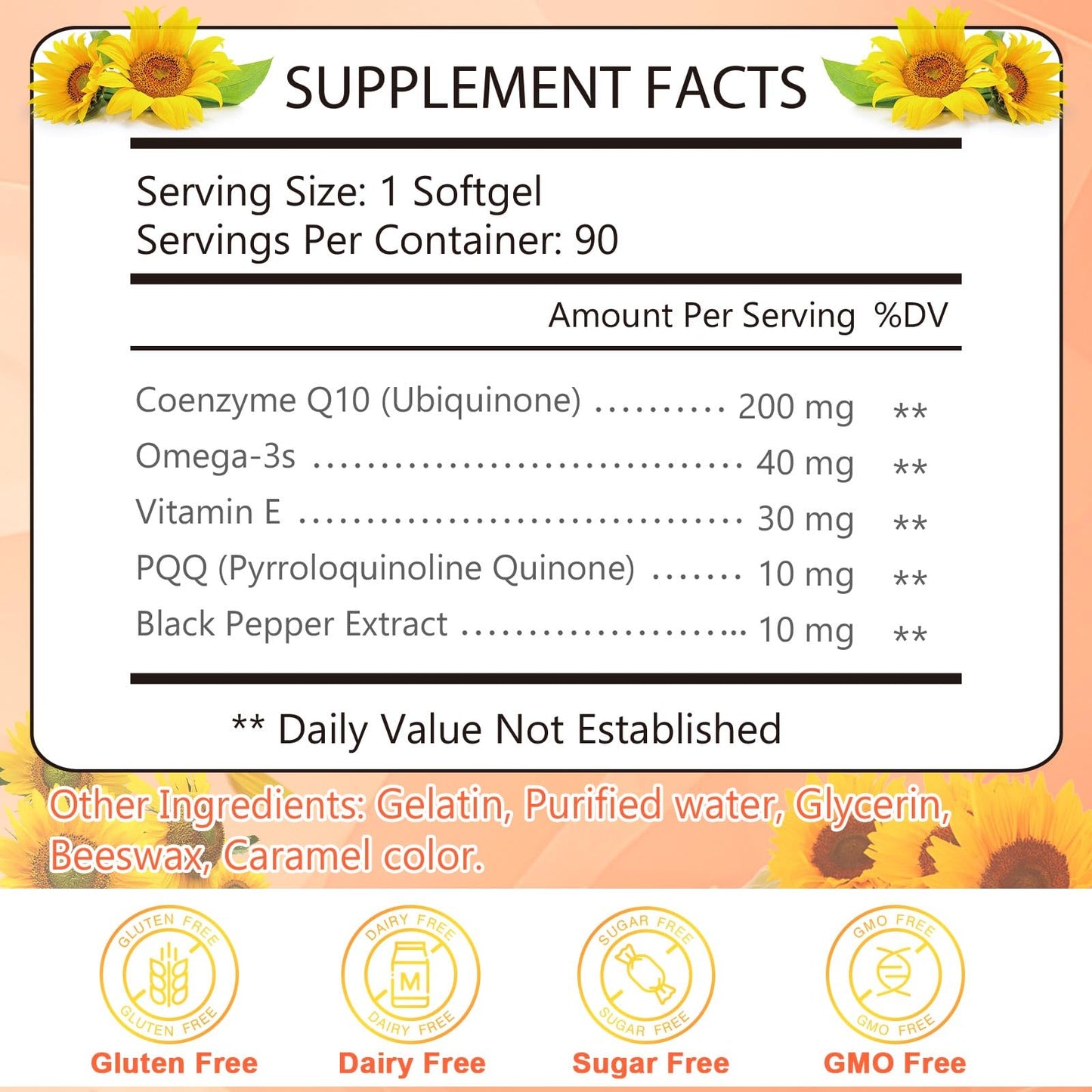 KFG CoQ10 200mg Softgel, 1 Count