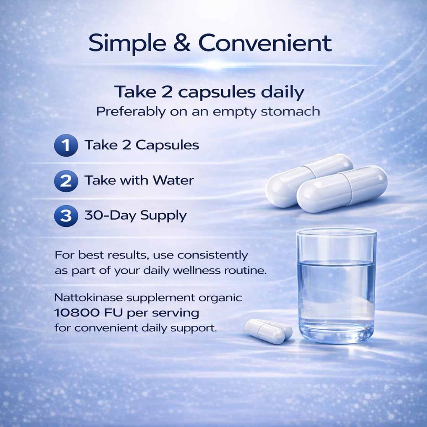 DXWXH Ultimate Nattokinase Capsules, 60 Capsules