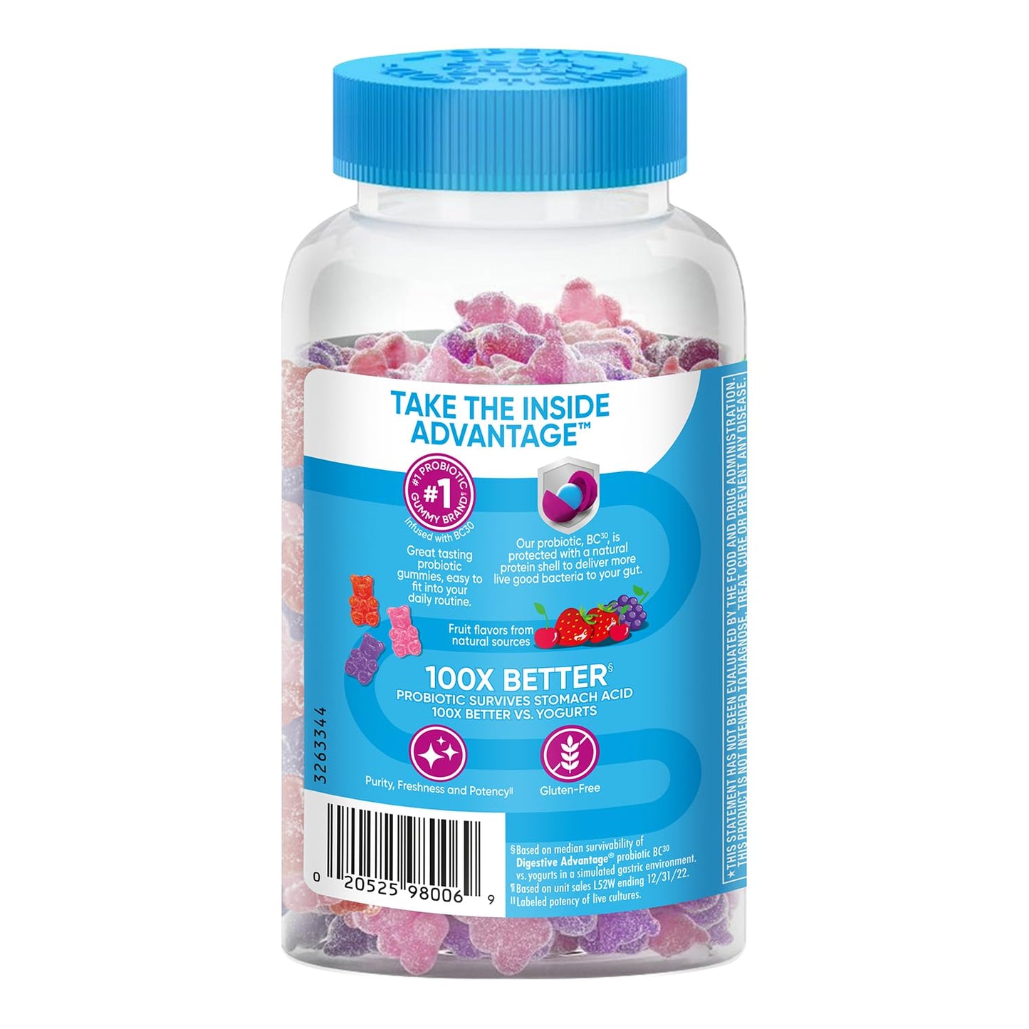 Digestive Advantage Digestive Health Gummies, 180 Count