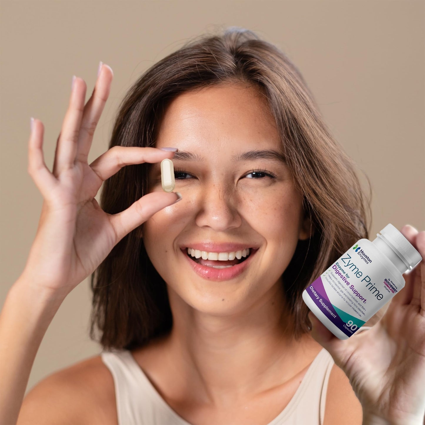 Houston Enzymes Zyme Prime 90 Capsules