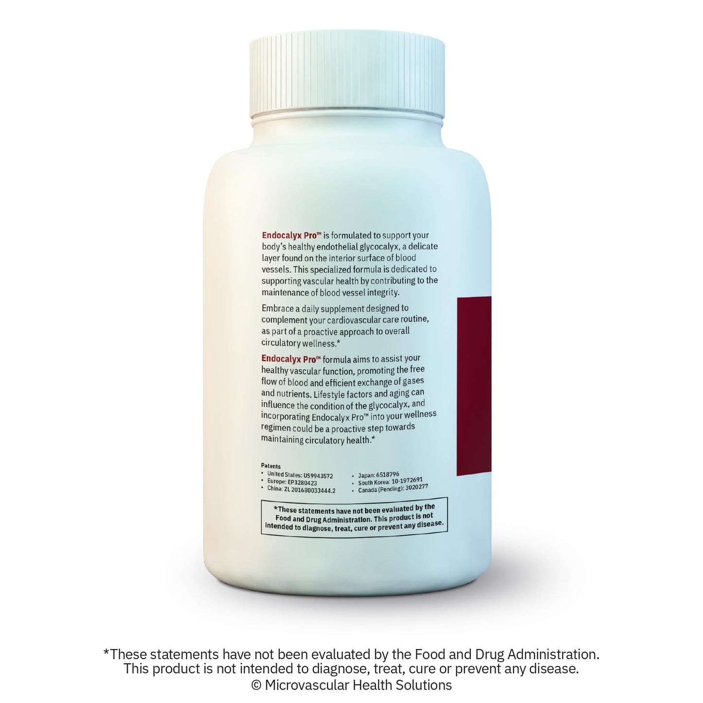 MYBODYRX Endocalyx Pro Supplement Endothelial Glycocalyx Support 240 Capsules