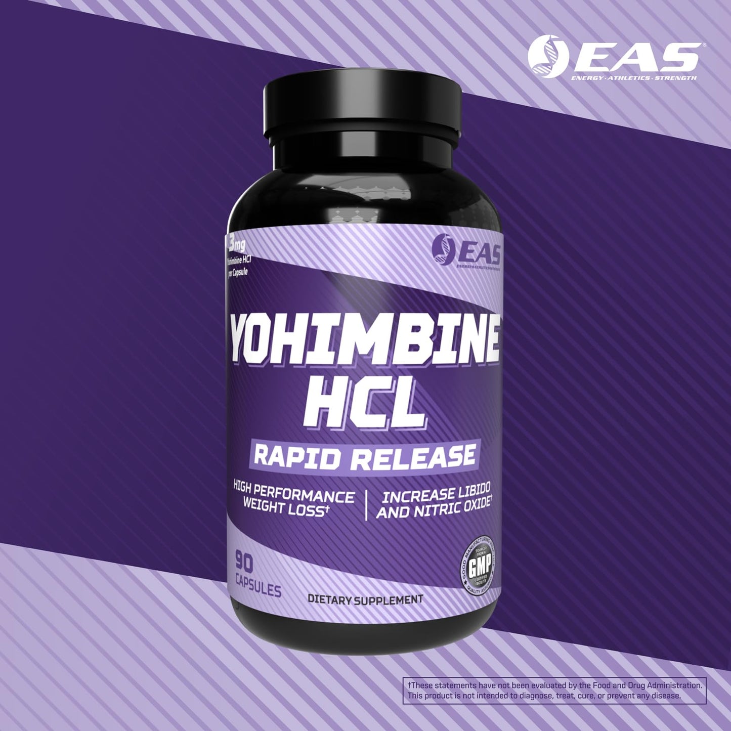 EAS Yohimbine HCL Capsules 90 Count