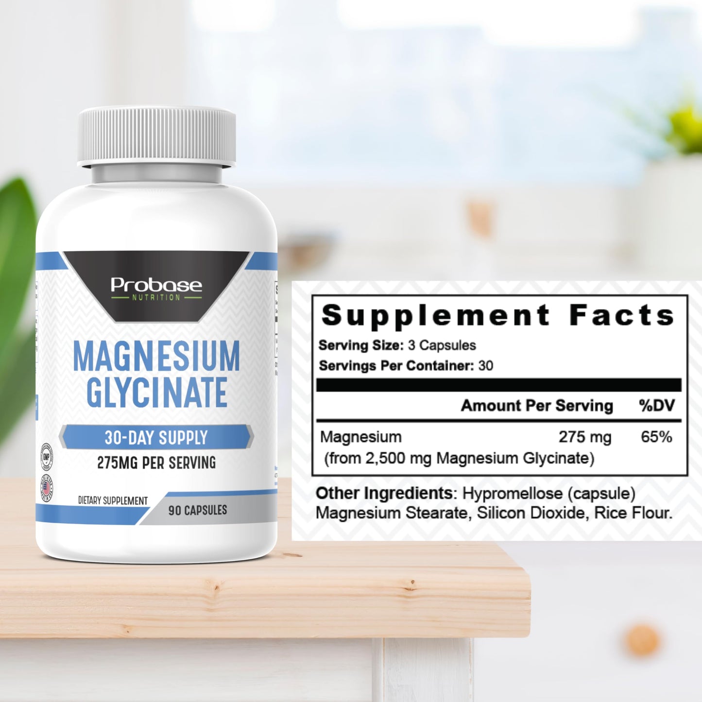 Probase Nutrition Magnesium Glycinate Capsule 90 Capsules