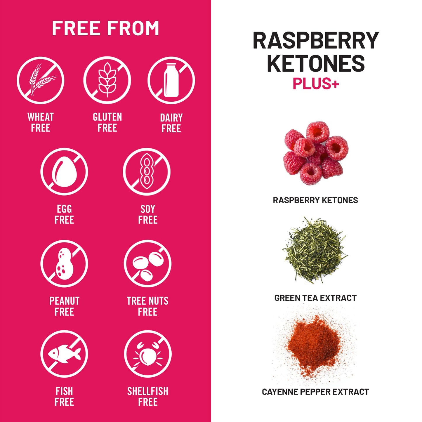NatureWise Raspberry Ketones Plus with Green Tea Extract, Cayenne Pepper & Acai Berry 120 Capsules