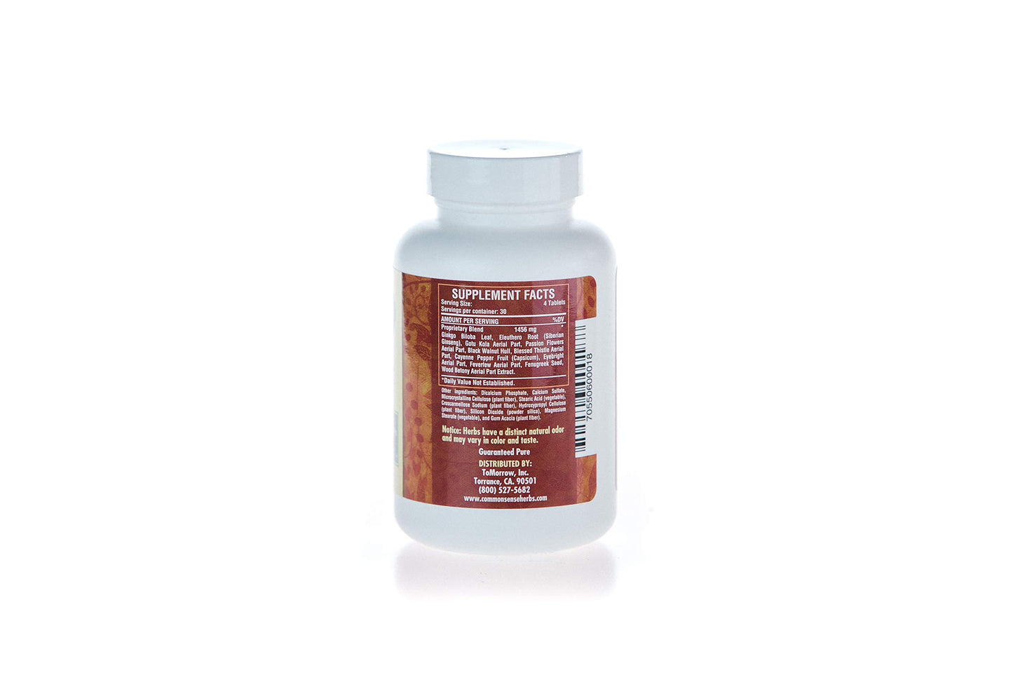 Common Sense Herbal Products HeadStart: Brain Nourishment Tablet, 120 Tablets