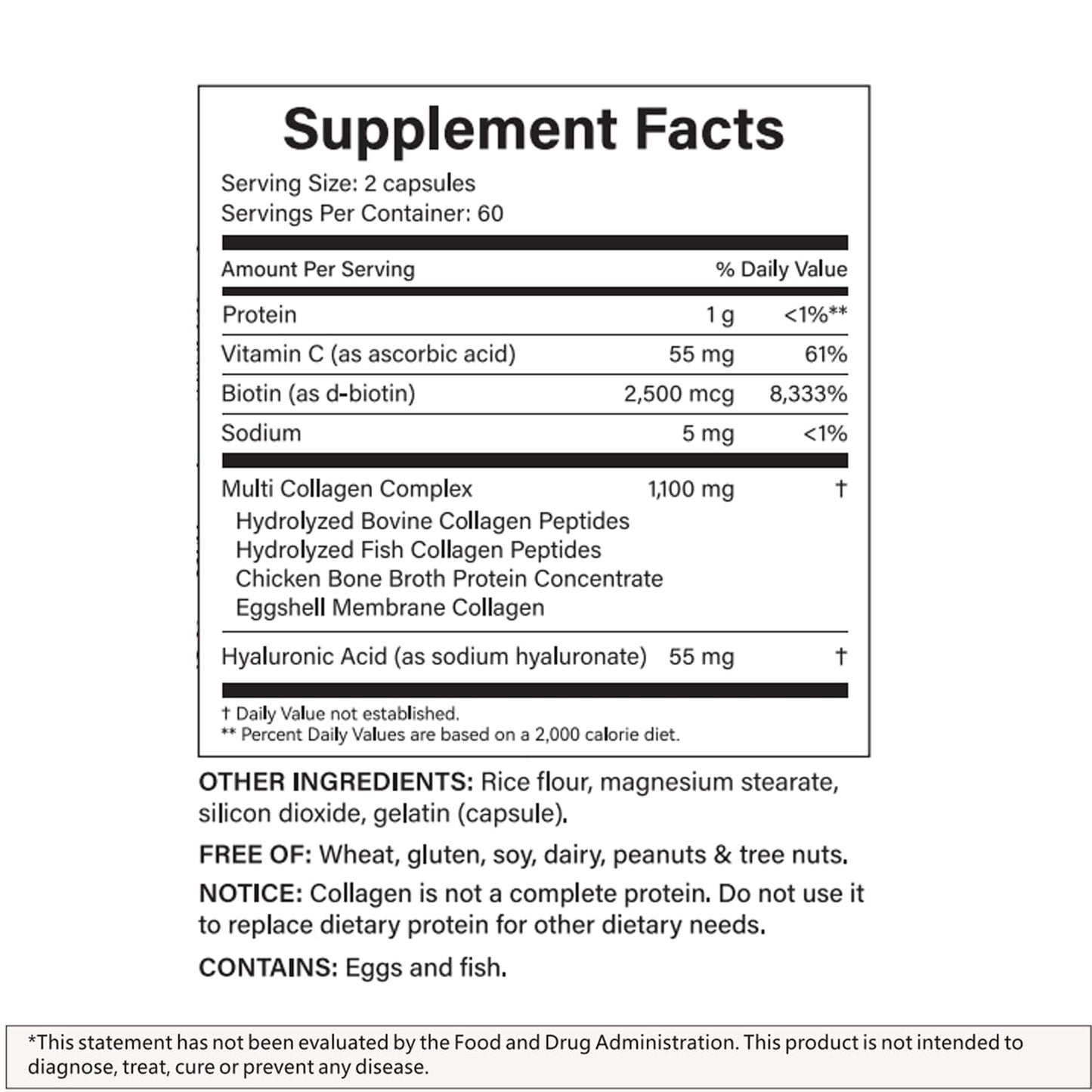 LUMINE Collagen Peptides Capsule 120 Count
