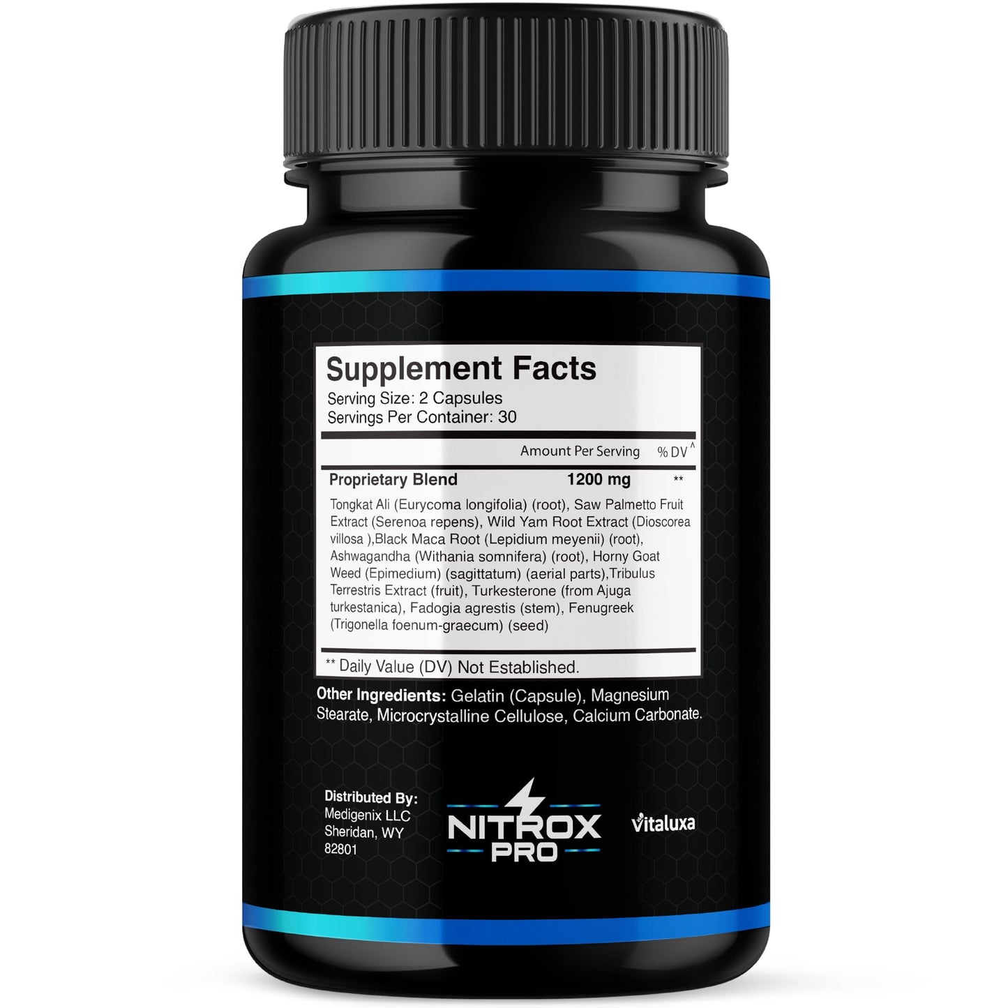 Vitaluxa Nitrox Pro Capsules, 120 Count