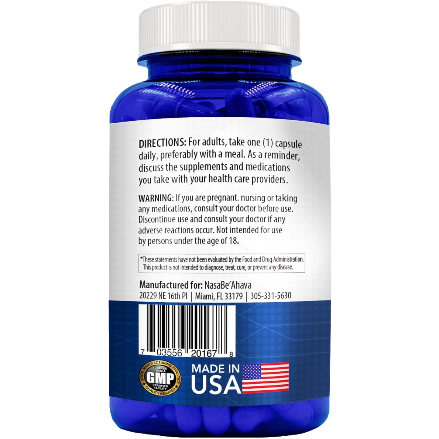 NasaBeahava CoQ10 200mg Capsules, 400 Capsules