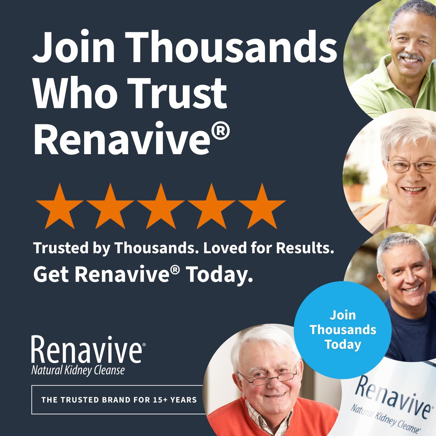 Renavive Kidney Cleanse Premium Kidney Support Capsules, 180 Capsules