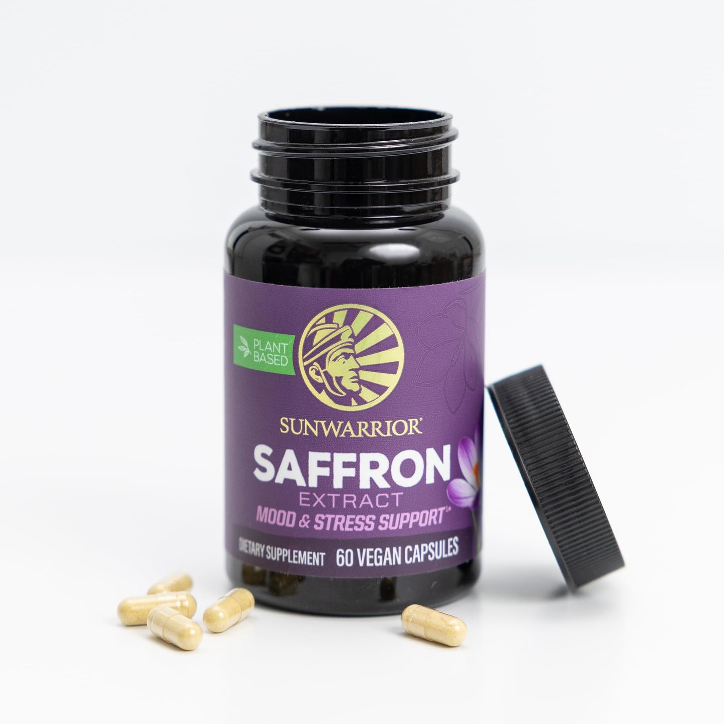 Sunwarrior Saffron Extract Supplements Capsules 60 Count