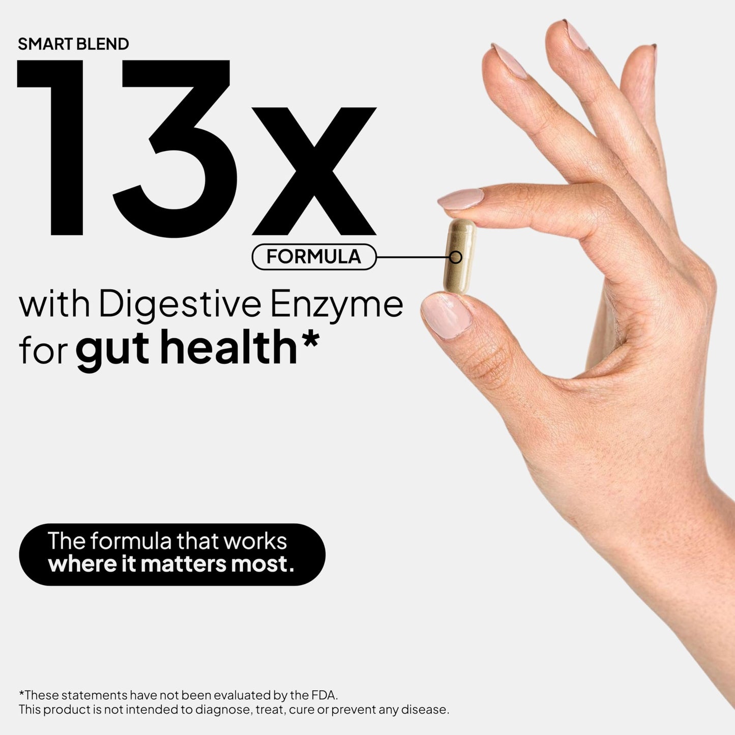 Humming Herbs Digestive Enzyme Capsules 90 Count