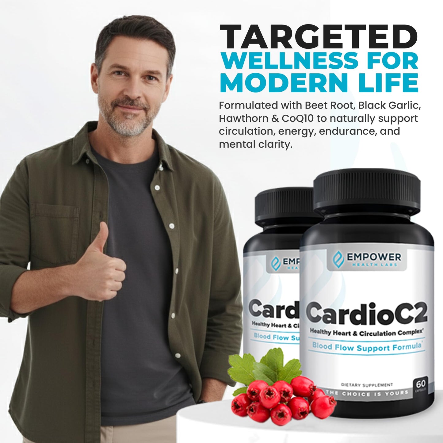 Empower Health Labs CardioC2 Circulation & Energy Support Capsule 1