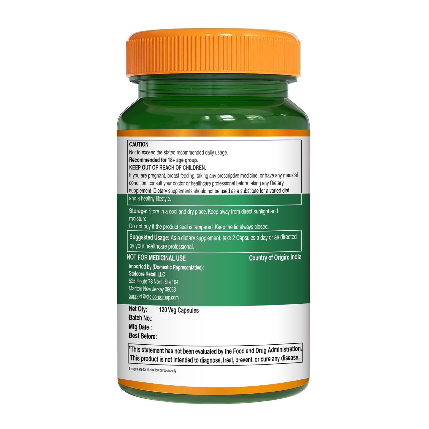 Pure Nutrition Natural Treasures Saw Palmetto 10:1 Extract Capsules 120 Count