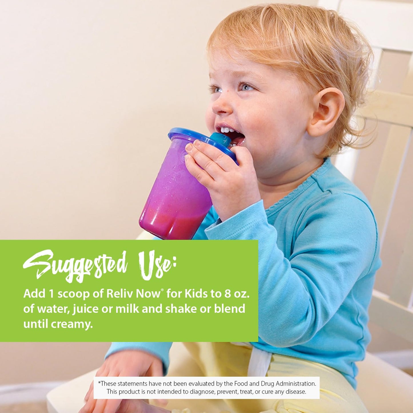 RELIV Now for Kids Vanilla Nutritional Shake Powder 15.34 oz