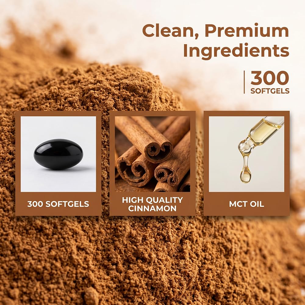 VERTISOOTH Noralife Ceylon Cinnamon SoftGels 300 SoftGels